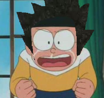 [ 印象最深刻的卡通情节 ]  大雄每次不小心惹火胖虎后,就会被他狠狠